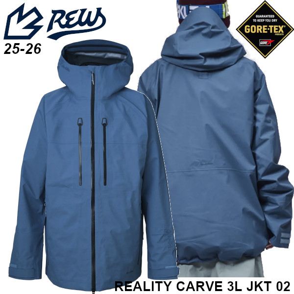 楽天市場】REW 25-26 REALITY CARVE 3L JKT 02 GORE-TEX 3L