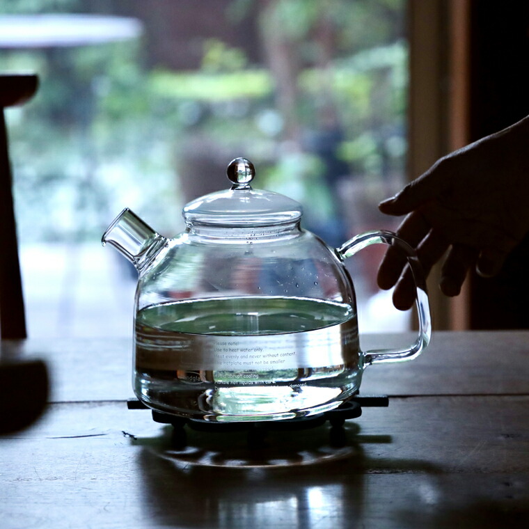 楽天市場】ガラスケトル 1.7L ドイツ製 やかん 直火ガラスポット