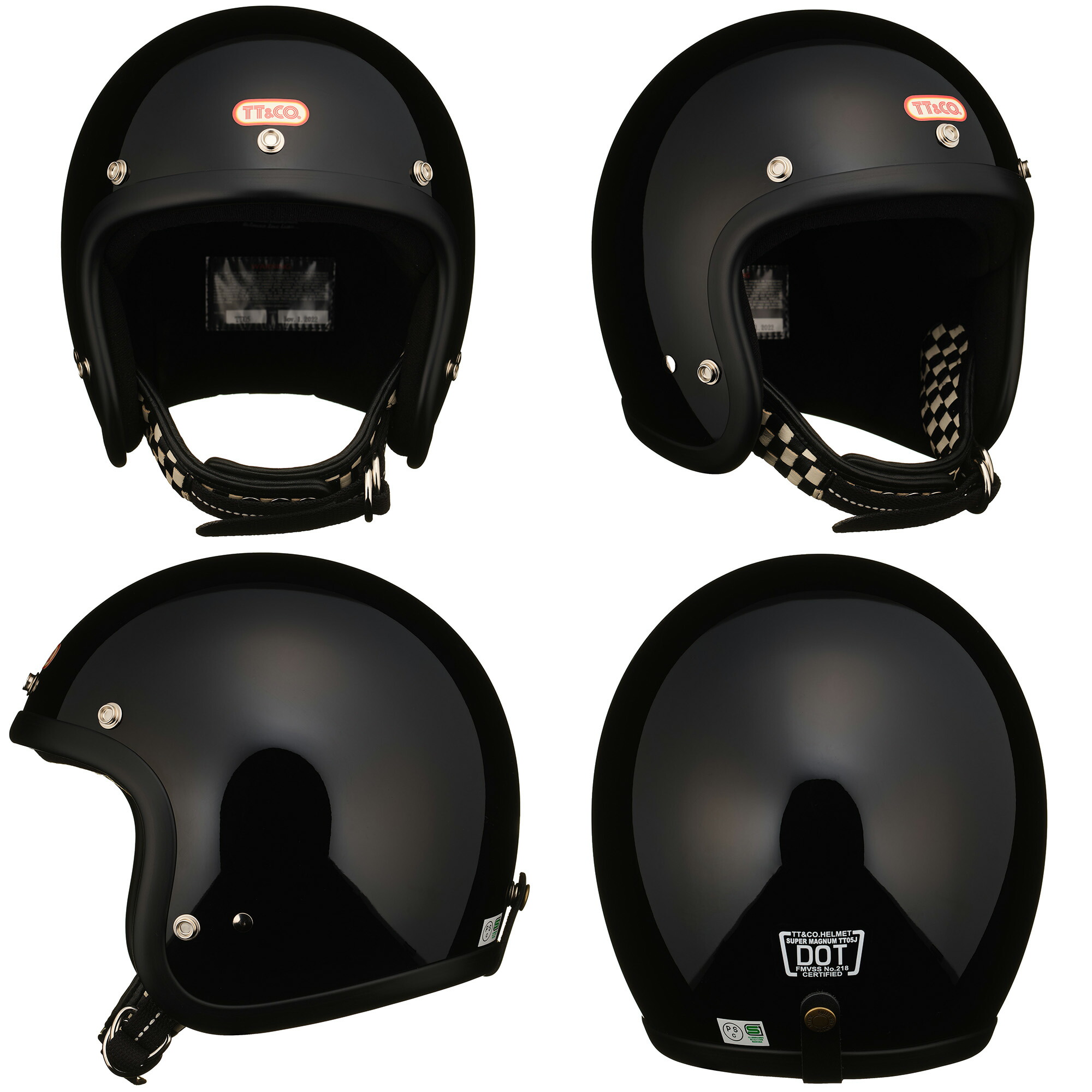 楽天市場】TT&CO. スーパーマグナム ダブルストラップ仕様 ブラック