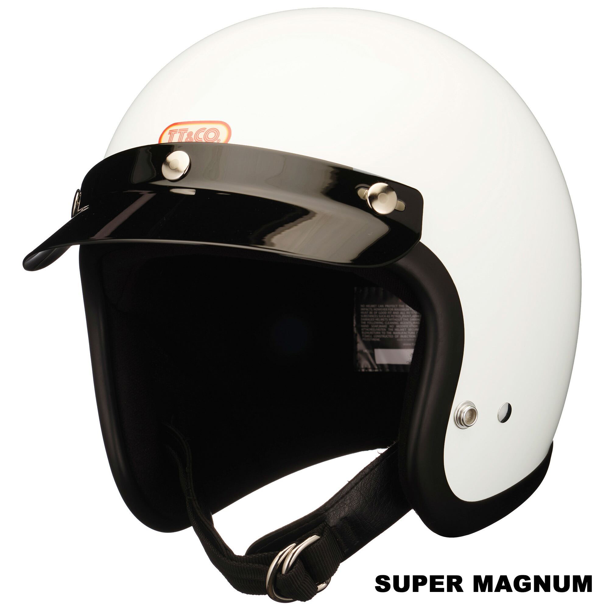 楽天市場】TT&CO. スーパーマグナム 専用バイザー ブラック ジェット