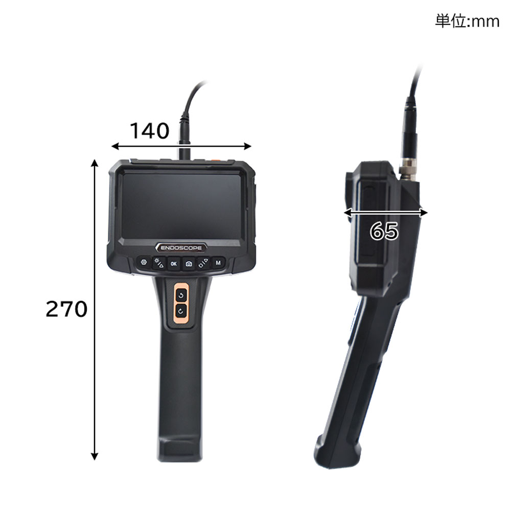 楽天市場】工業用内視鏡 先端可動式 ビデオスコープ 側視 ファイバー