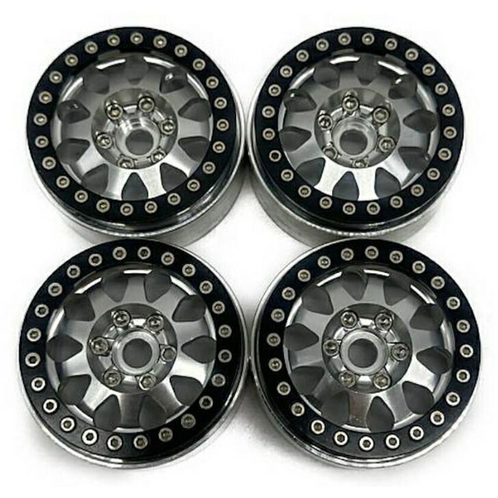 楽天市場】4個セット RCクローラーホイールリム 1.9インチ 1:10 六角