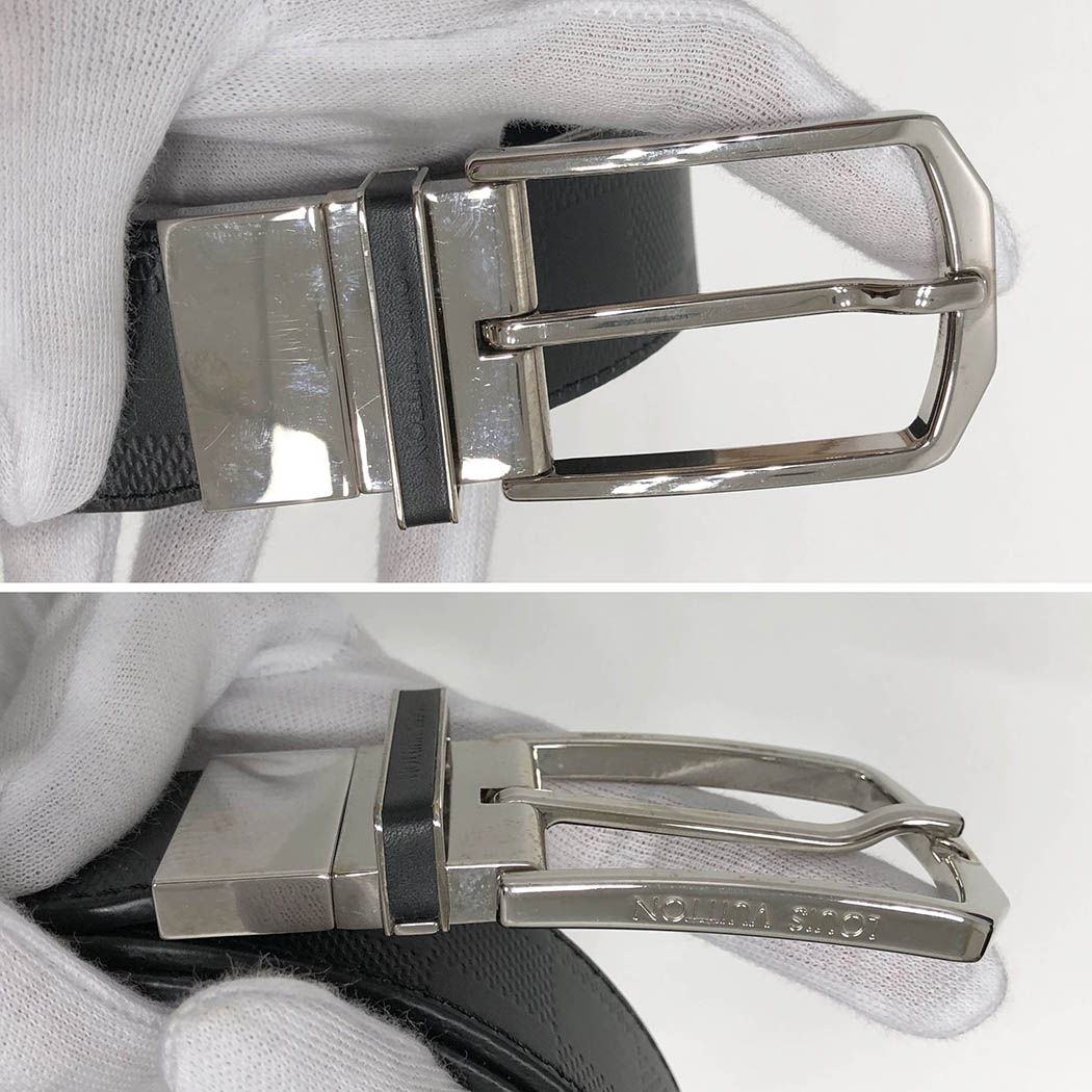 楽天市場】LOUIS VUITTON□ ベルトスレンダー M9906 38 95 ダミエ