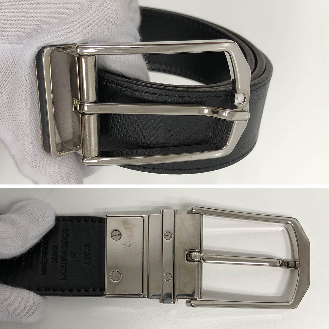 楽天市場】LOUIS VUITTON□ ベルトスレンダー M9906 38 95 ダミエ