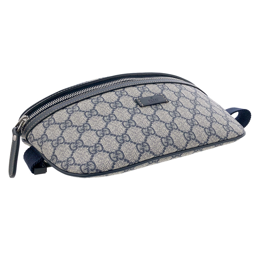 楽天市場】GUCCI□ ウエストバッグ 233269 GGスプリーム ネイビー