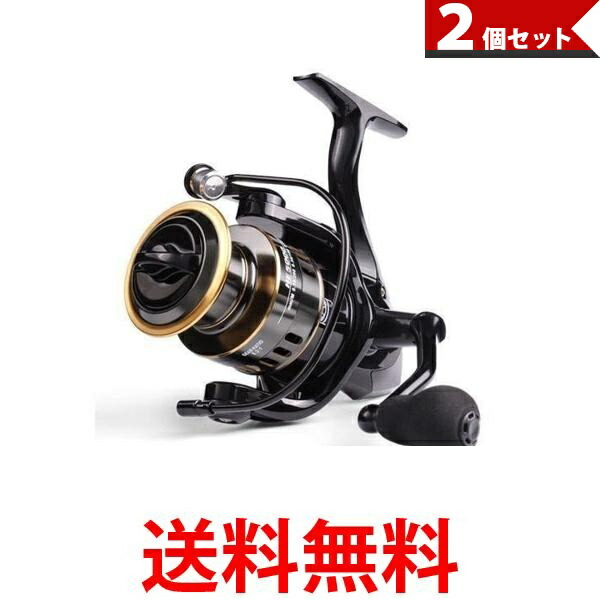楽天市場】2個セット スピニングリール 軽量 3000番 耐久性 釣り