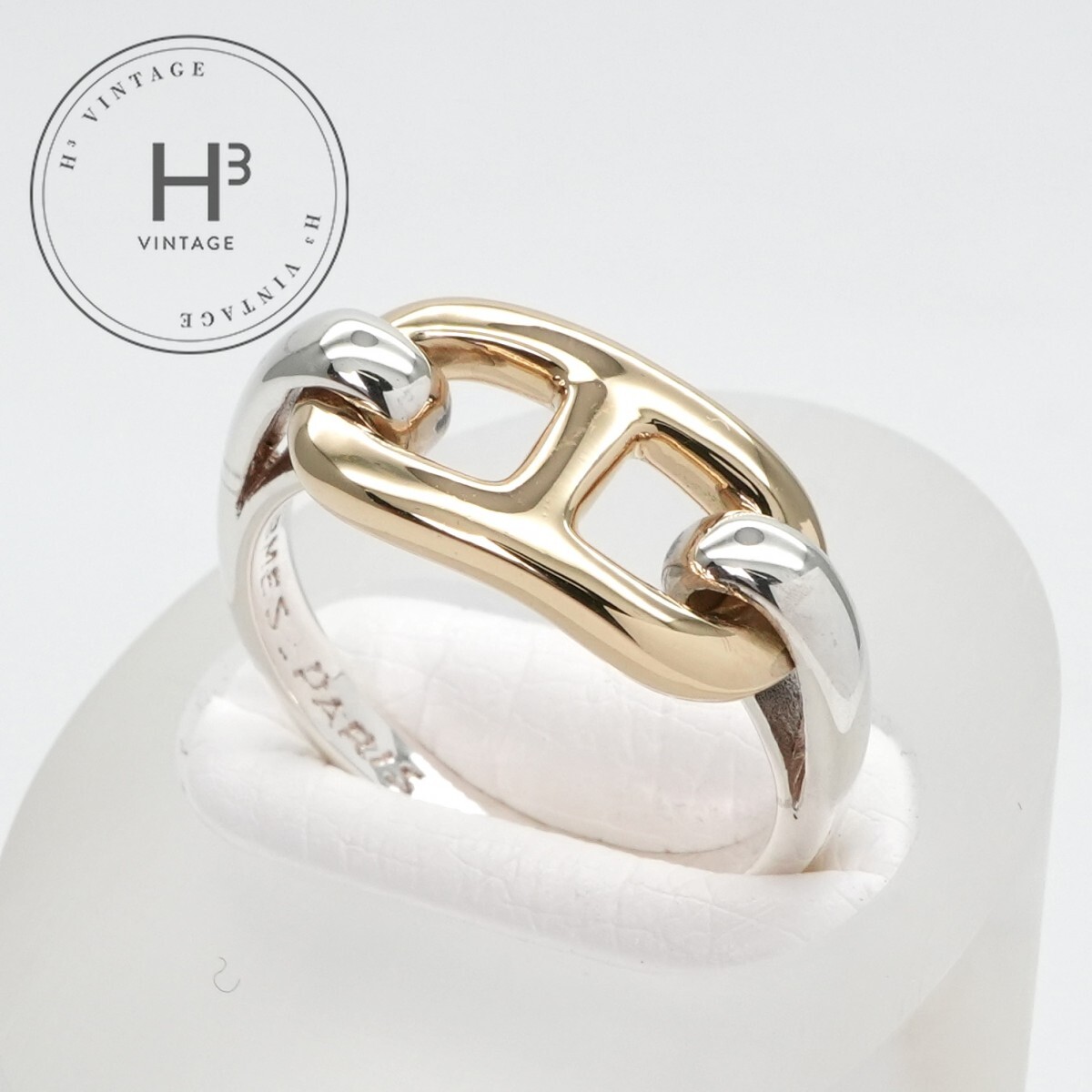 楽天市場】エルメス コンビ シェーヌダンクル 指輪の通販