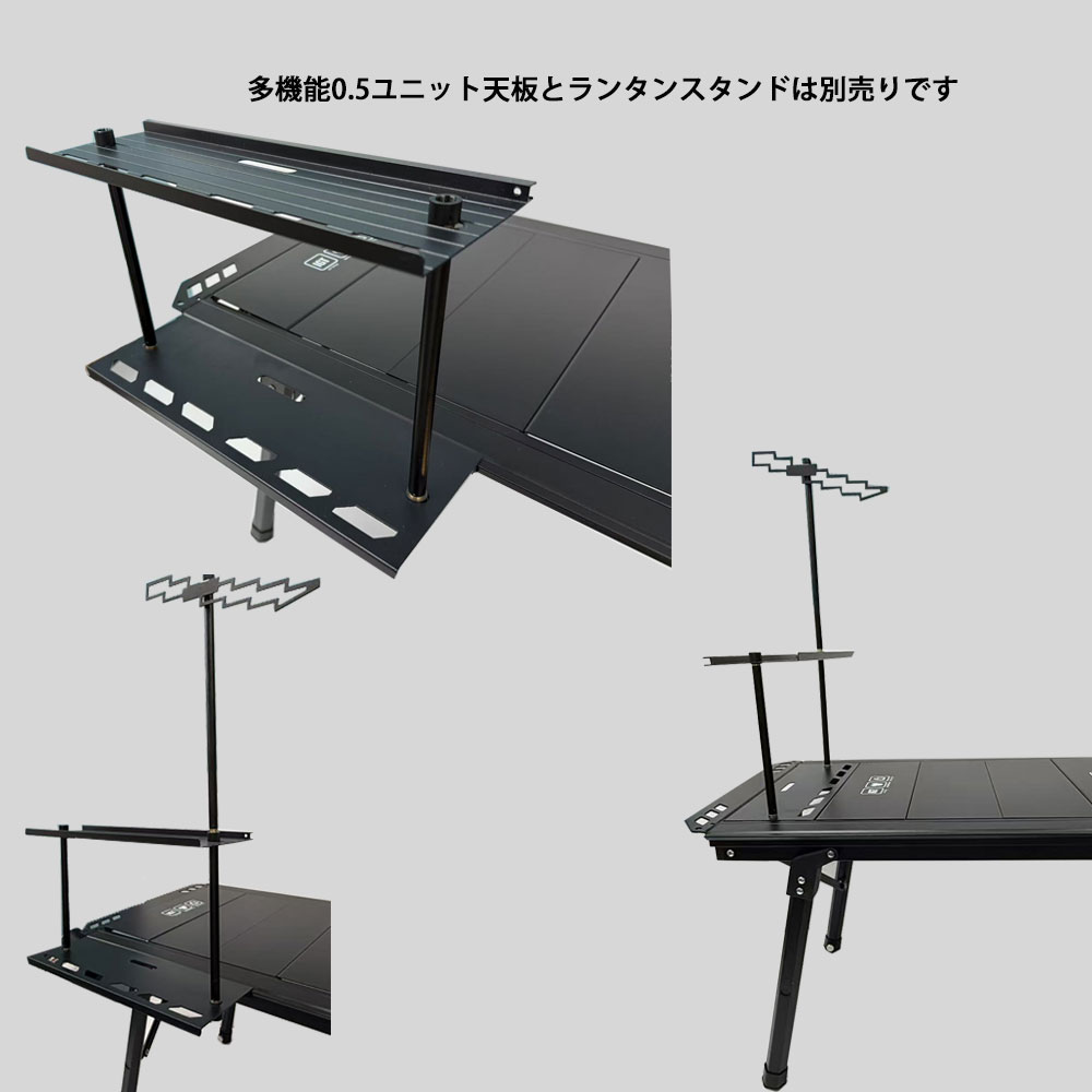 楽天市場】半分折式 IGTテーブル アウトドアテーブル アルミ キャンプ