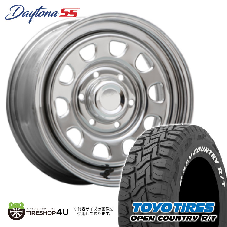 楽天市場】【取付対象】 MLJ DAYTONA SS 16×7.0J 6/139.7 +38 Chrome