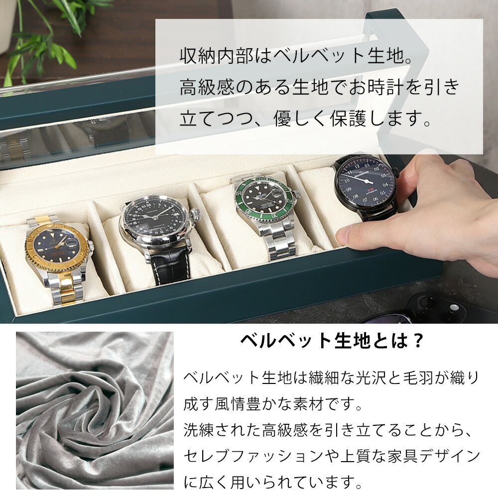楽天市場】時計ケース 新商品 腕時計 収納ケース 4本収納 PUレザー