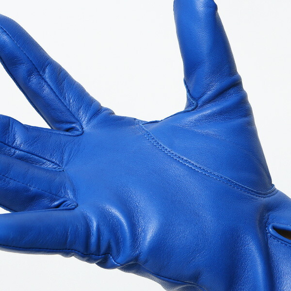 楽天市場】手袋 メンズ カシミヤ裏地 イタリア製仔羊革 国産 ブルー