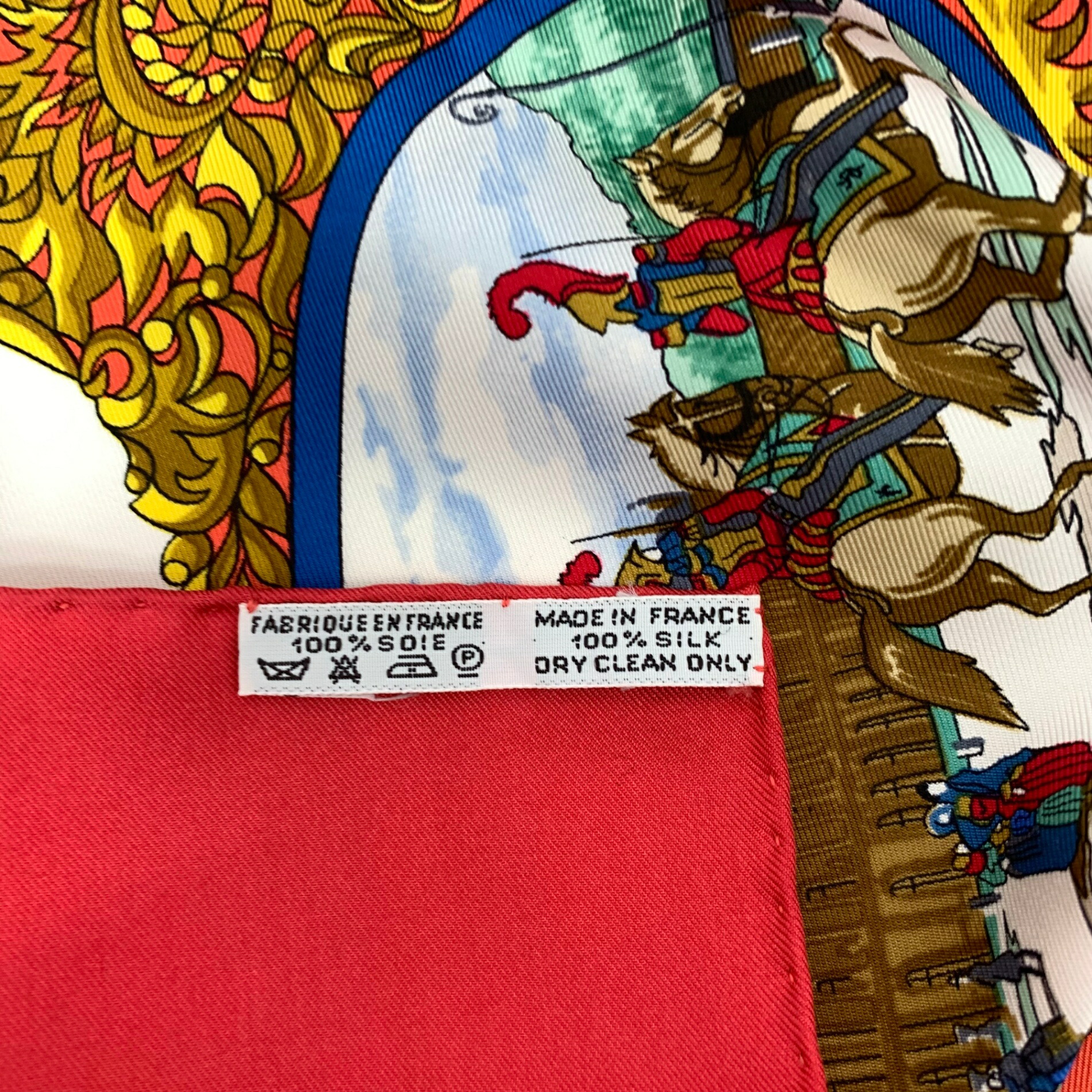 楽天市場】美品 HERMES エルメス カレ90 L'ENTENTE CORDIALE 仏英同盟