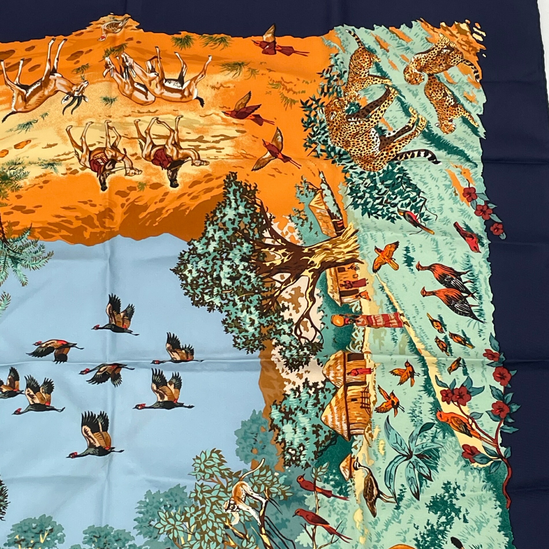 楽天市場】極美品 HERMES エルメス スカーフ カレ90 AFRICA アフリカ