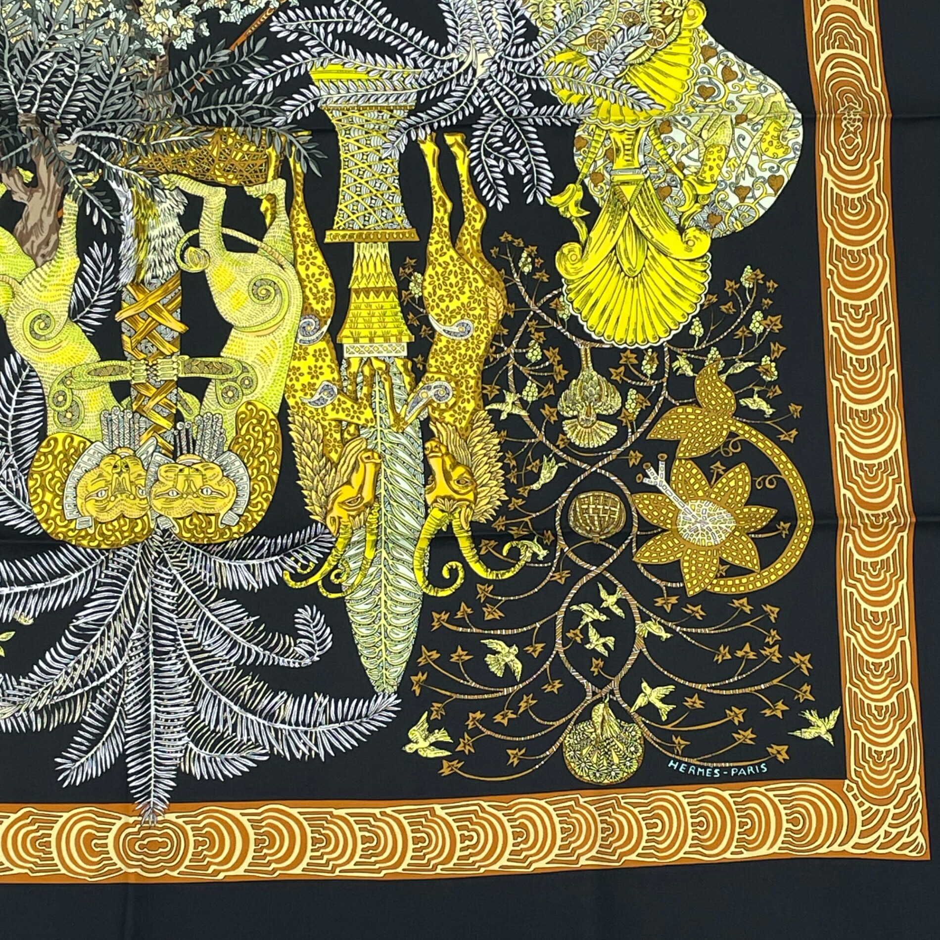 楽天市場】新品同様 HERMES エルメス カレ90 Les Legendes de L'Arbre