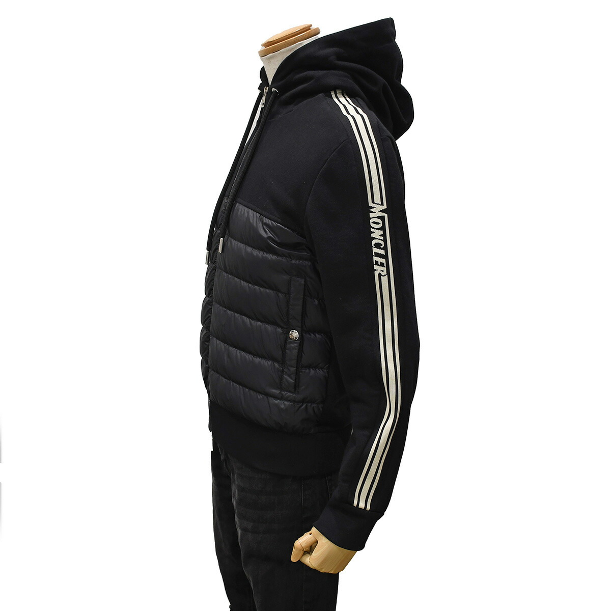 楽天市場】モンクレール MONCLER スウェット 切替 ダウンジャケット