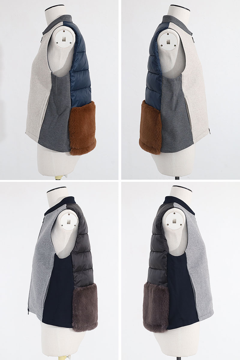 楽天市場】HERG1 ゴルフ エルグワン WOMENS MULTI FABRIC PADDED VEST