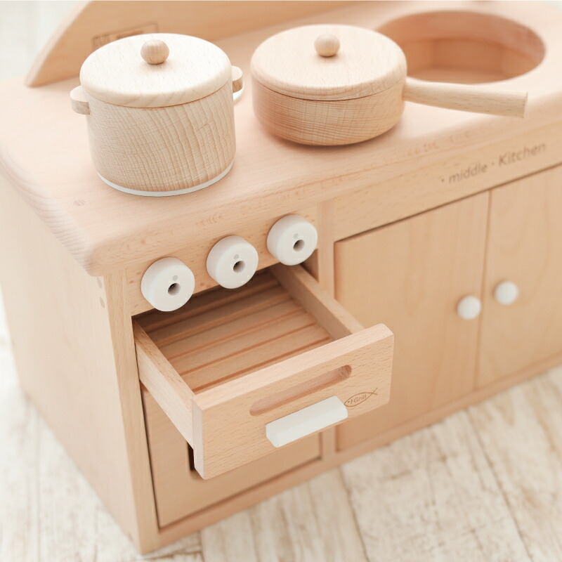 楽天市場】[ままごと おもちゃ セット]《presentﾛｰﾙｹｰｷ付き》ﾐﾄﾞﾙｷｯﾁﾝ