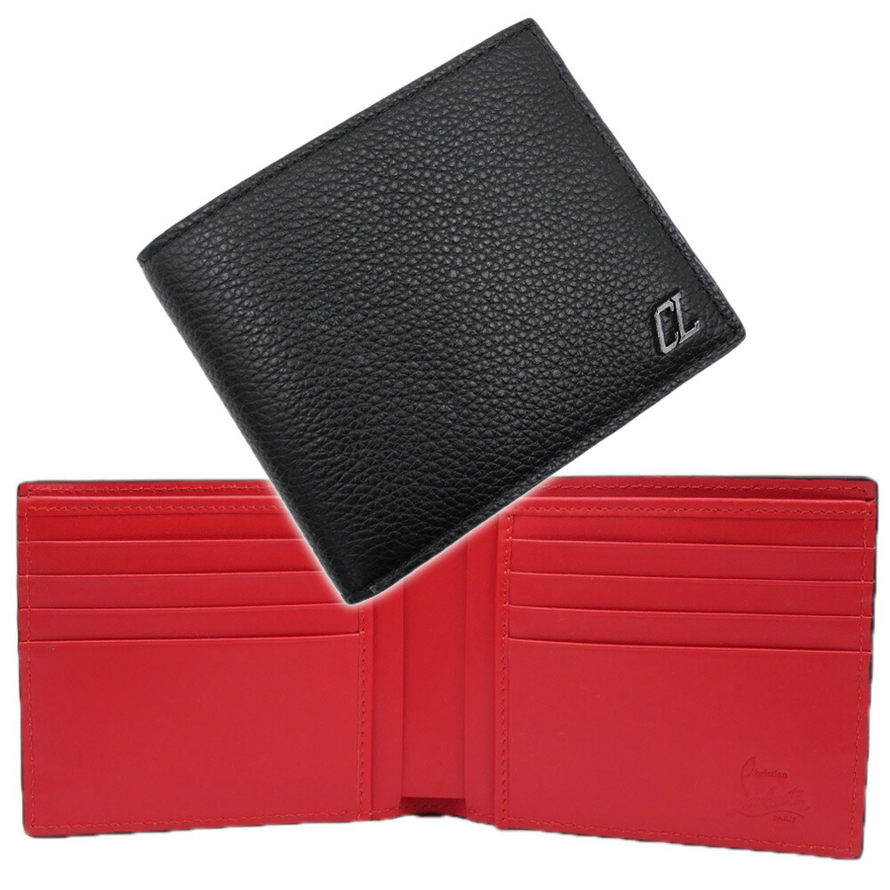 楽天市場】CHRISTIAN LOUBOUTIN クリスチャンルブタン 二つ折り財布