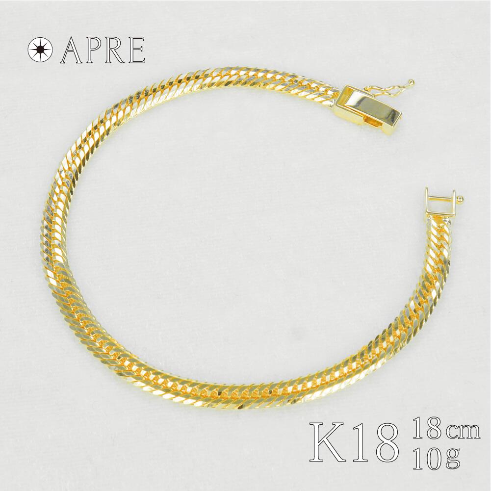 楽天市場】喜平 ブレスレット K18 トリプル12面 18cm 10g 造幣局検定