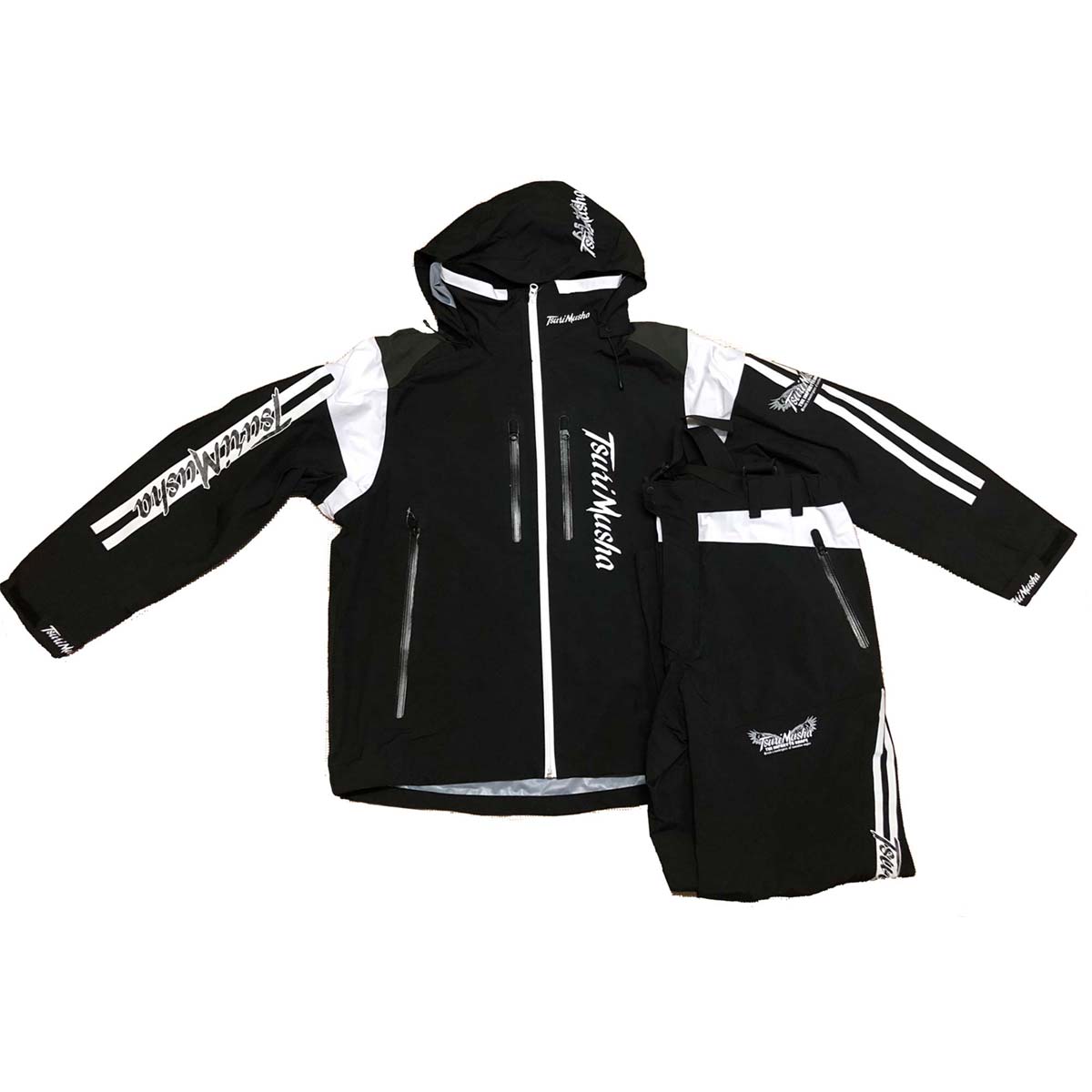 楽天市場】【釣武者(Tsurimusha)】3ﾚｲﾔｰ ｻﾌﾟﾄﾙｽﾄﾚｯﾁｽｰﾂ L ﾌﾞﾗｯｸ/ﾎﾜｲﾄ