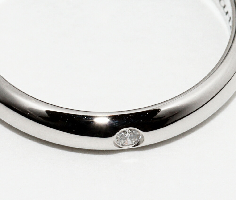 楽天市場】カルティエ 指輪 Pt950 ダイヤ1P(0.01ct) クラシック