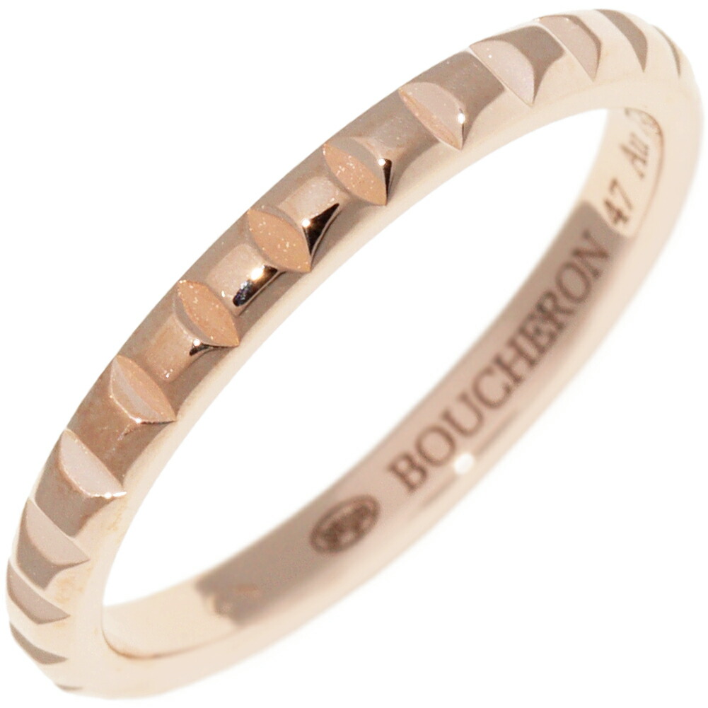 楽天市場】ブシュロン 指輪 K18PG キャトル クルドパリリング スモール