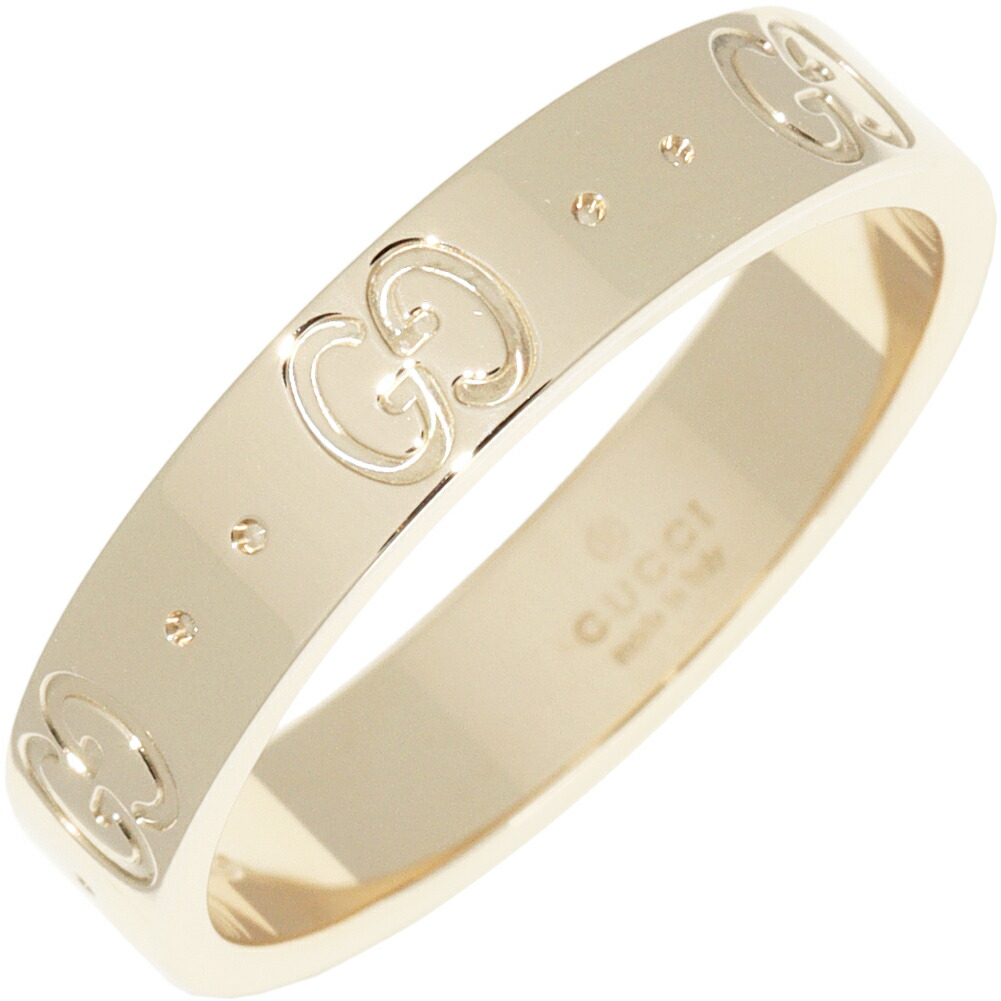 楽天市場】グッチ 指輪 K18YG アイコンリング #13(12.5号) : たかみ