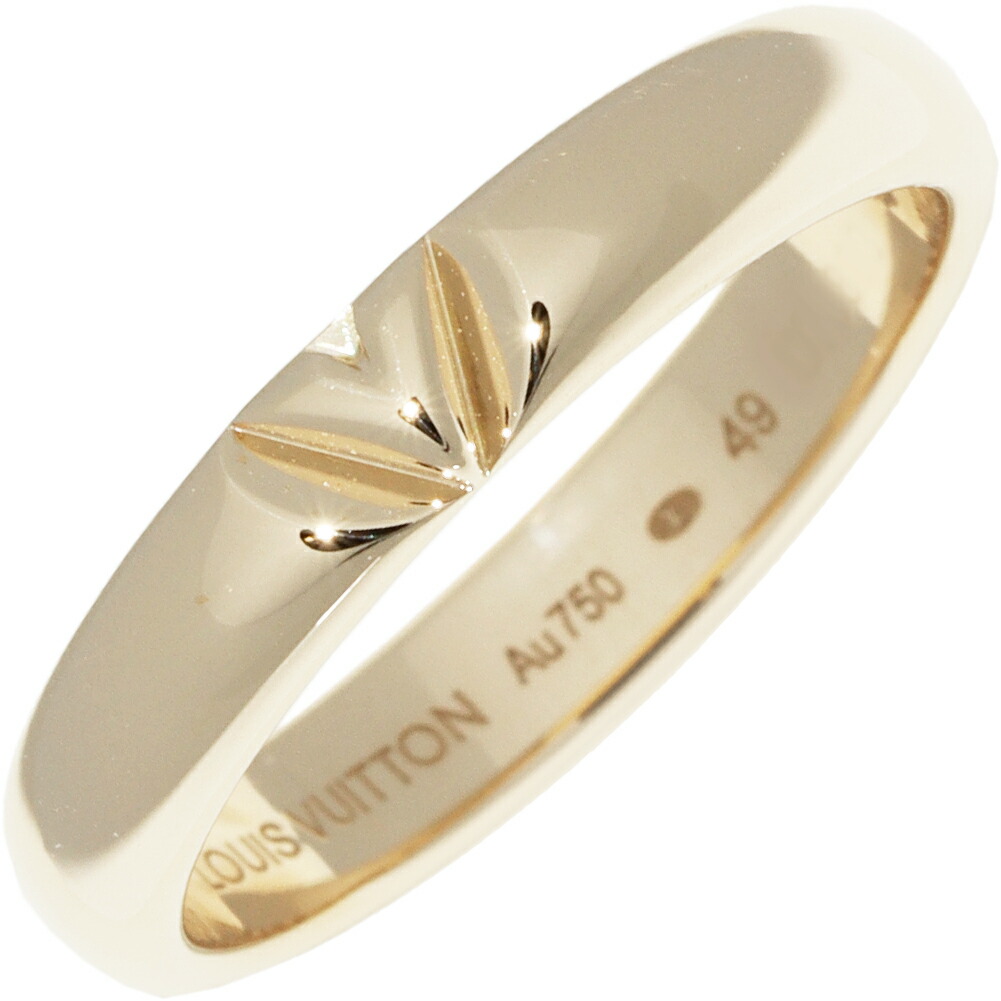 楽天市場】ルイヴィトン 指輪 K18YG LV ヴォルト ミュルティ リング 幅