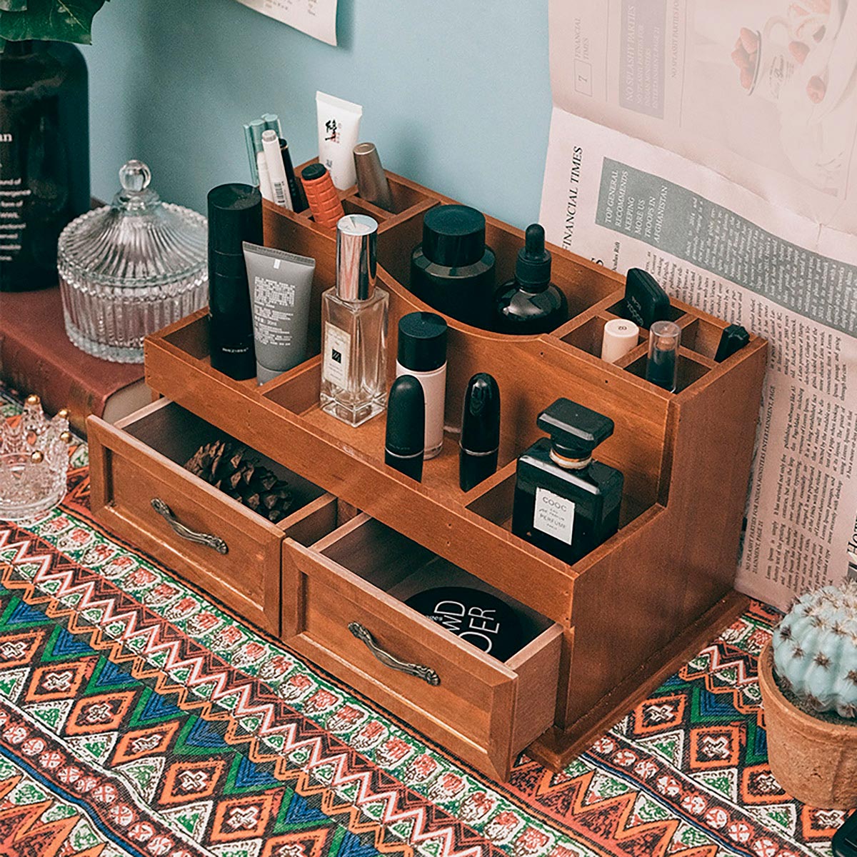 楽天市場】木製 卓上 小物入れ 引き出し ミニチェスト アンティーク