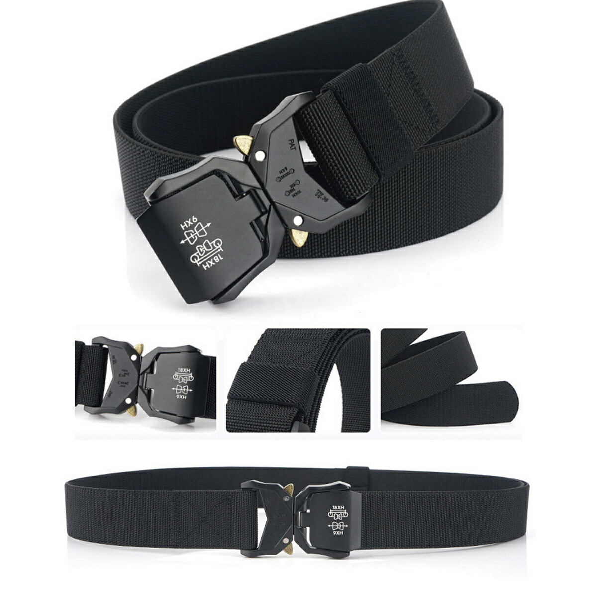 楽天市場】ベルト ワンタッチベルト タクティカルベルト ザバゲー