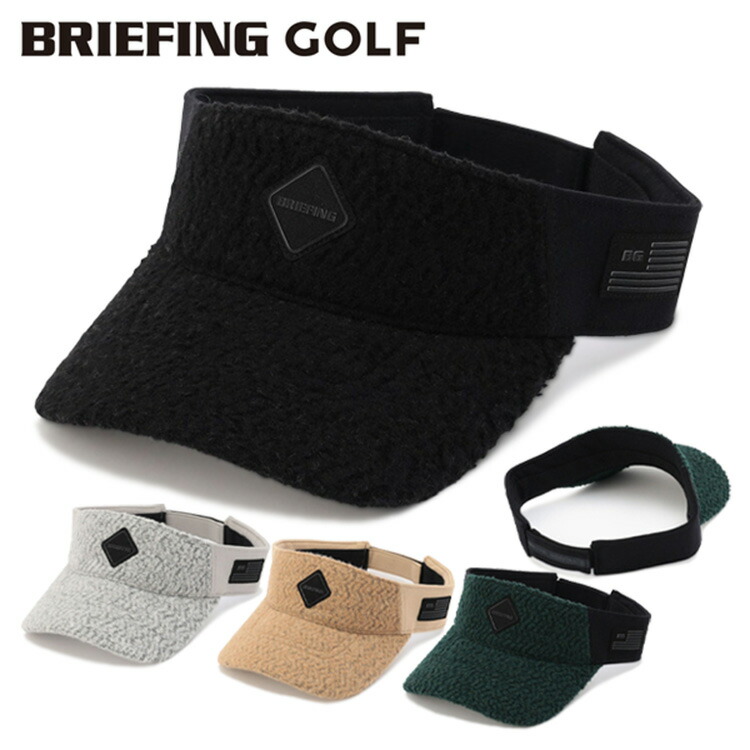 美品】BRIEFING GOLF ブリーフィング カモフラ迷彩柄 サンバイザー