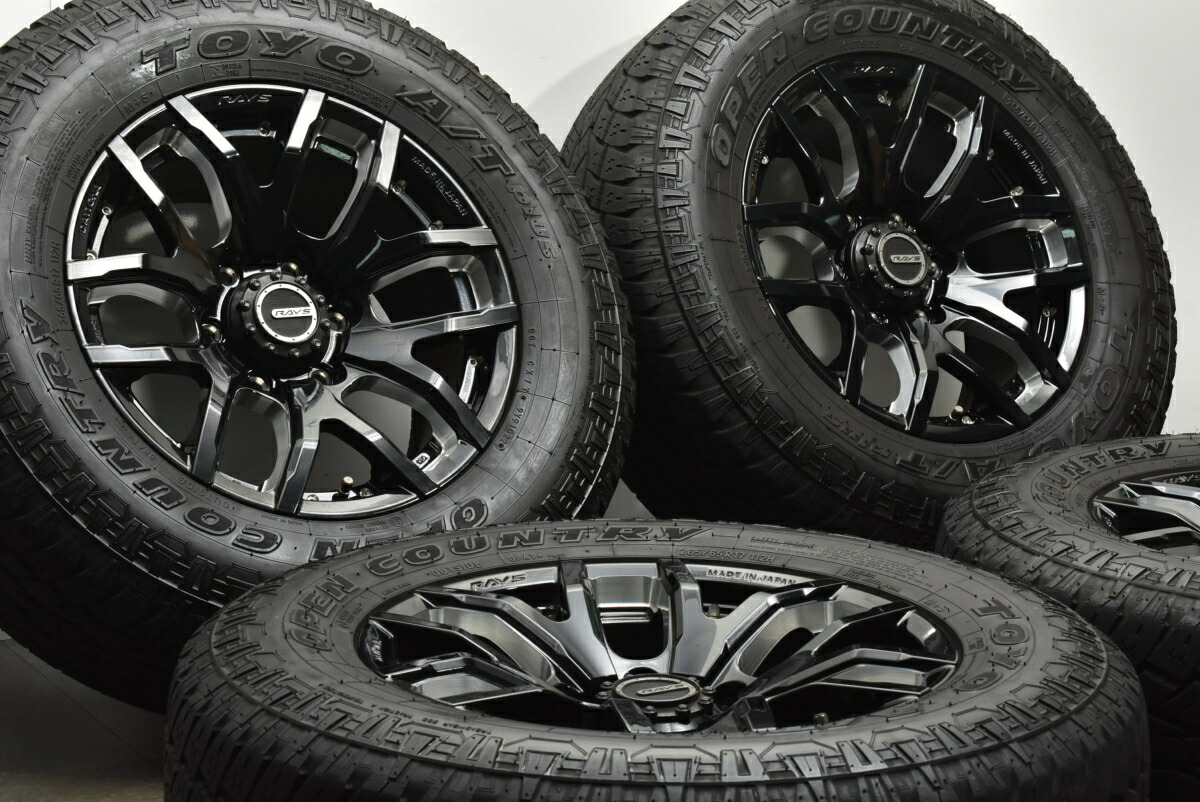 楽天市場】中古 レイズ タイヤホイールセット 4本セット 17インチ 8J +