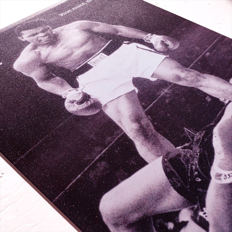 楽天市場】絵画 インテリア ボクシング看板 ブリキ看板 モハメドアリ