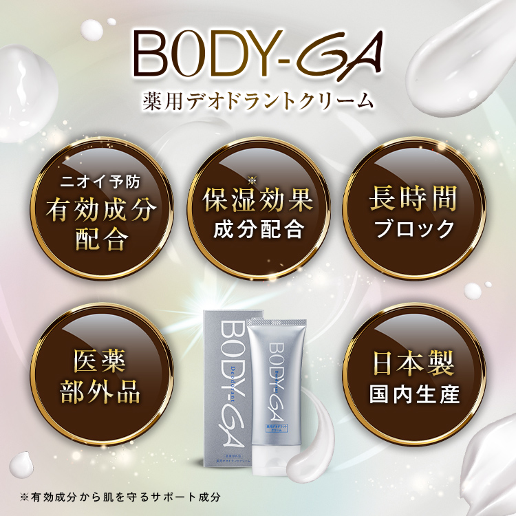楽天市場】【楽天通常価格】【公式】BODY-GA 薬用デオドラントクリーム