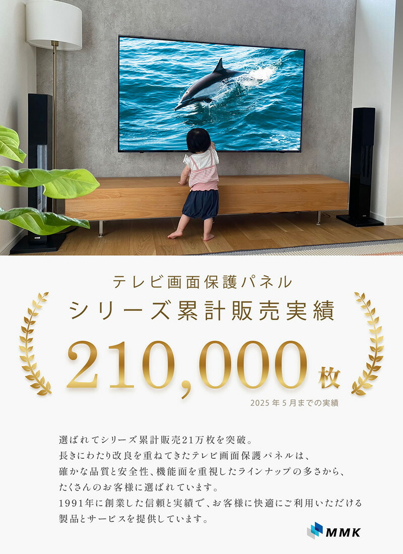 楽天市場】液晶テレビ保護パネル 50インチ 50型 クリアパネル 固定