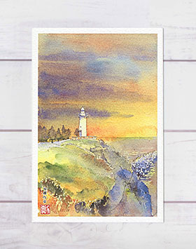 楽天市場】灯台の風景 5枚セット ( 大王崎灯台 日御碕灯台 潮岬灯台