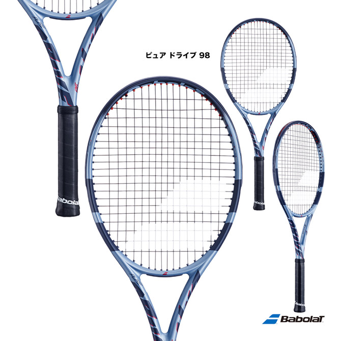 楽天市場】バボラ BabolaT テニスラケット ピュア ドライブ 98 PURE