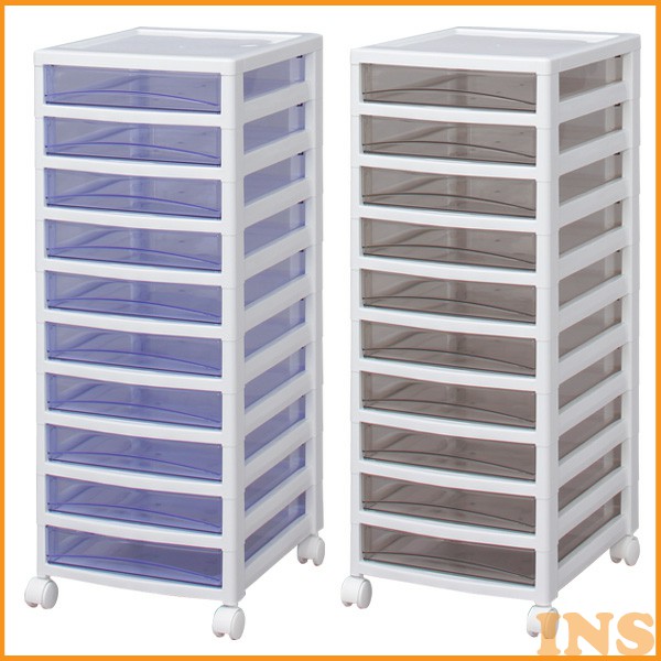 楽天市場】書類ケース 引き出し A4 透明 収納ケース 10段 超浅型 幅