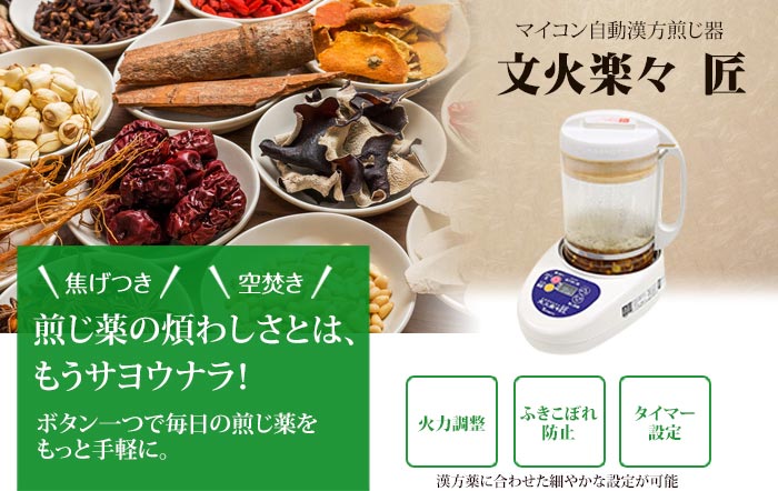 楽天市場】漢方煎じ器 文火楽々 匠（とろびらんらん たくみ） [EK-SA20