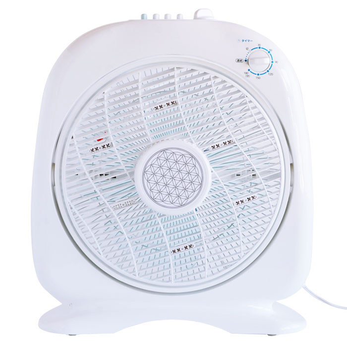 楽天市場】マイナスイオン扇風機 『新林の滝（森林の滝）』 ホワイト