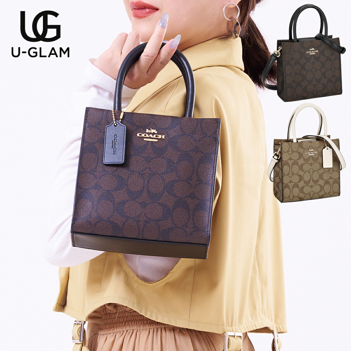 楽天市場】COACH コーチ バッグ ハンドバッグ 5693 レディース MINI