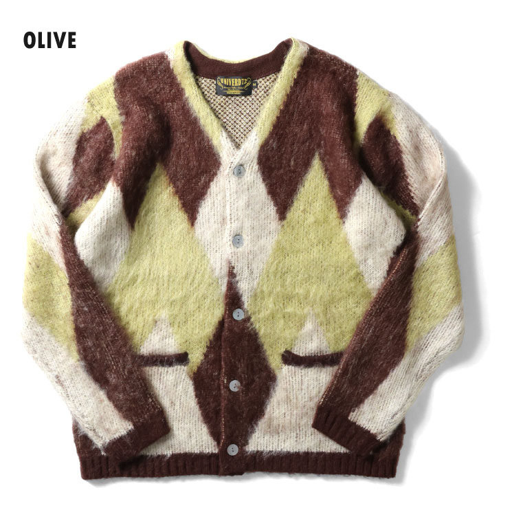 楽天市場】UNIVERD72 / ユニバード72 22247 MOHAIR TOUCH CARDIGAN