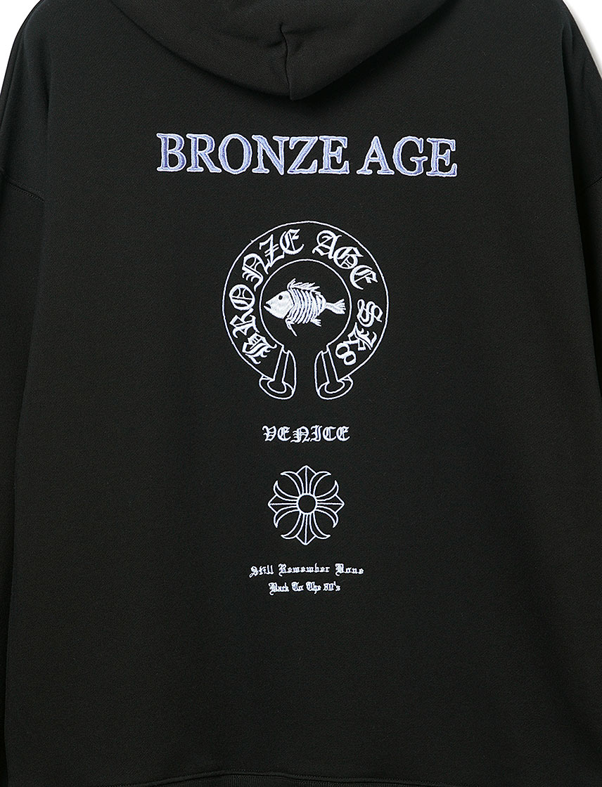 楽天市場】【BRONZE AGE】ロゴ刺繍裏起毛BIGパーカー メンズ