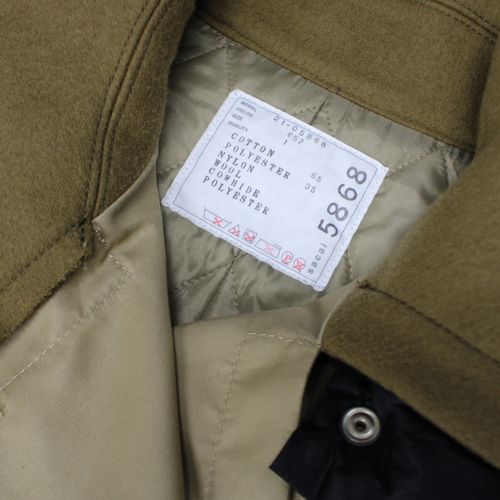 楽天市場】sacai サカイ 21AW ドッキング コート 1 ベージュ 【中古