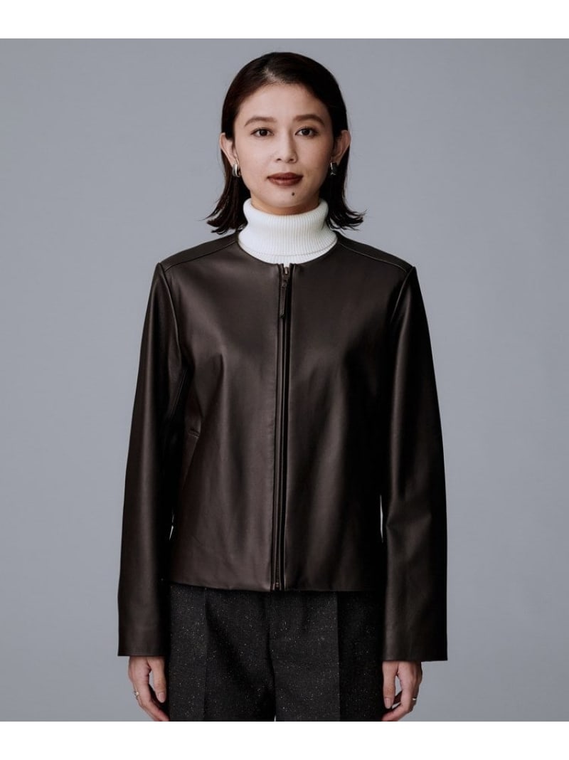 楽天市場】【SALE／50%OFF】【着丈短め/柔らかな質感】ラムレザー