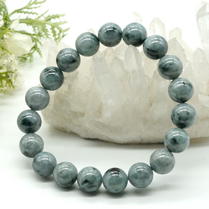 楽天市場】糸魚川翡翠 ヒスイ ブレスレット 10mm【鑑別書付き