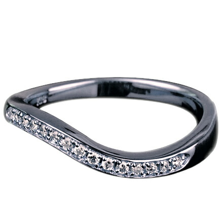 楽天市場】【選べる地金】ダイヤモンド ハーフエタニティ リング K10PG