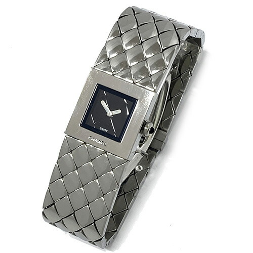 楽天市場】シャネル マトラッセ レディース 腕時計 クォーツ SS 黒文字