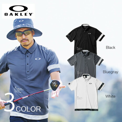 楽天市場】オークリー（OAKLEY）（メンズ）ゴルフウェア 半袖 吸汗速乾