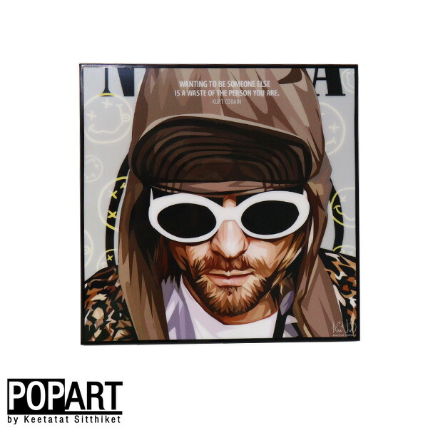 楽天市場】アートパネル カートコバーンの通販